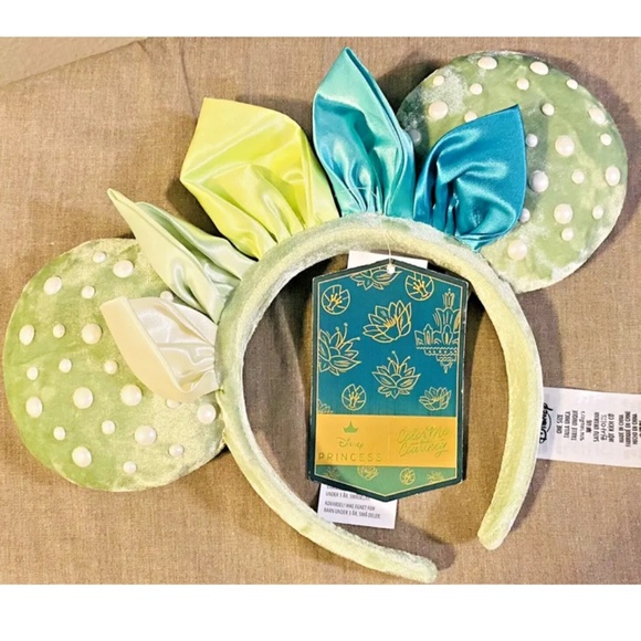 NWT Disney Parks D23 Princess Tiana Minnie Ears Headband Princess and the Frog main image 4